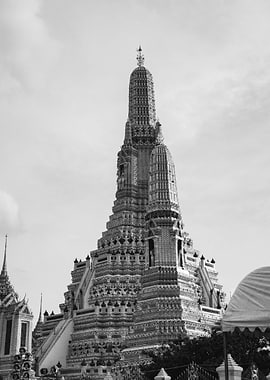 Black And White Temple