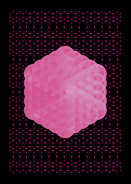 Pink Flower of Life