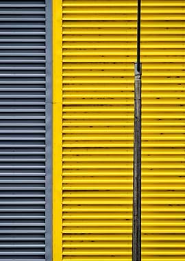 Yellow Striped Abstract