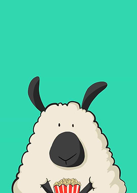 Sheep With Popcorn