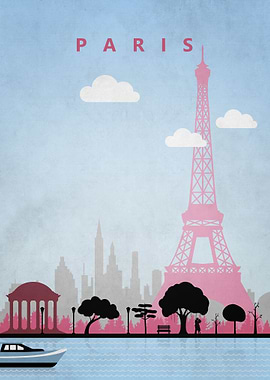 Paris Travel Poster