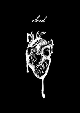 Soul white human heart
