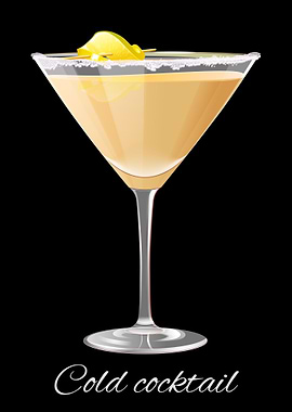 Cold cocktail black