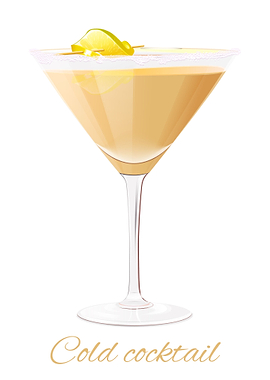 Cold cocktail white