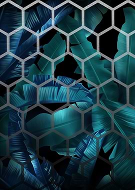 Tropical leaf pattern 6