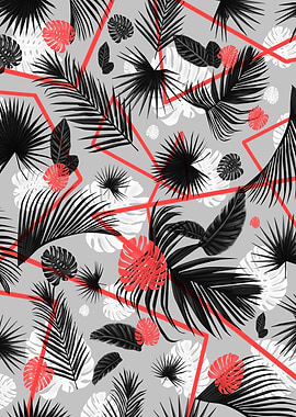 Palm geometric pattern 5