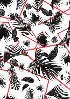 Palm geometric pattern 4