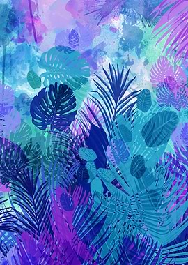 Purple garden pattern 3