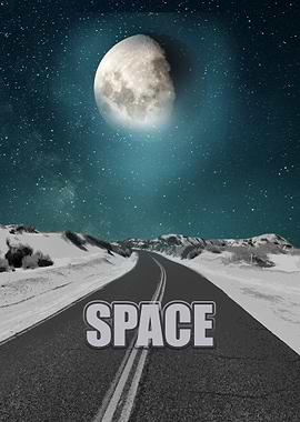 road and planet