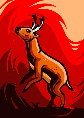 Deer in the afternoon