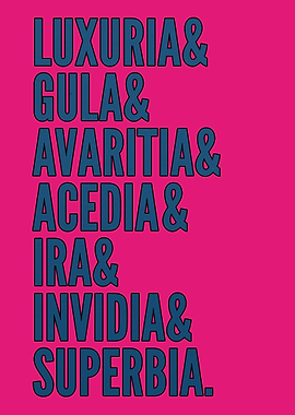 Seven Deadly Sins Latin