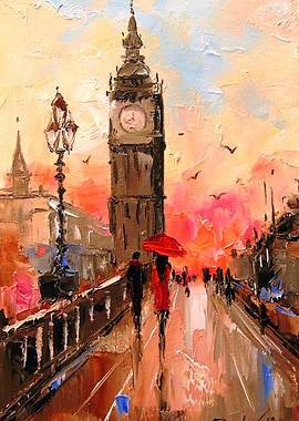 In the evening together in