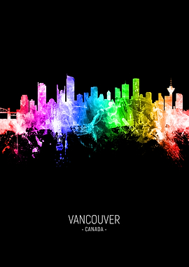 Vancouver Canada Skyline