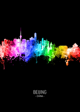 Beijing China Skyline