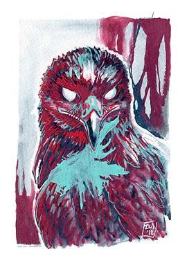 Red White and Blue Eagle