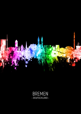 Bremen Germany Skyline