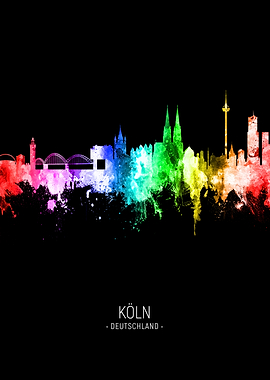 Cologne Germany Skyline