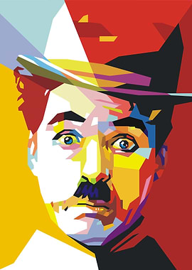 Charlie Chaplin Pop Color