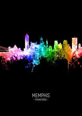 Memphis Tennessee Skyline