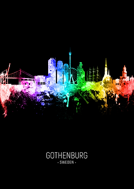 Gothenburg Sweden Skyline
