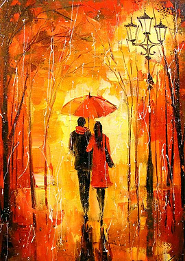 In the evening together