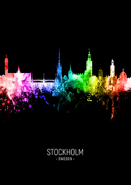 Stockholm Sweden Skyline