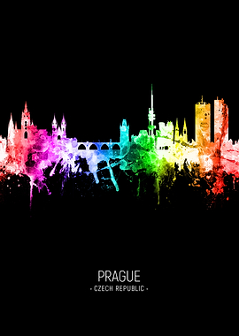 Prague Skyline