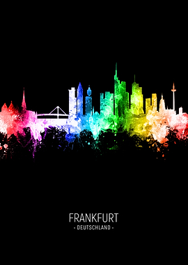 Frankfurt Germany Skyline