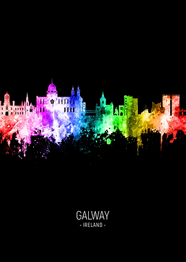 Galway Ireland Skyline