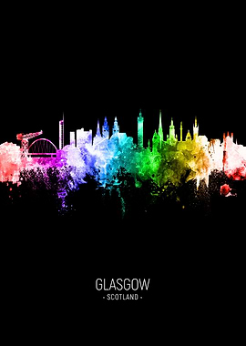 Glasgow Scotland Skyline