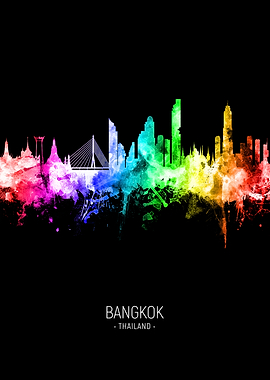 Bangkok Thailand Skyline