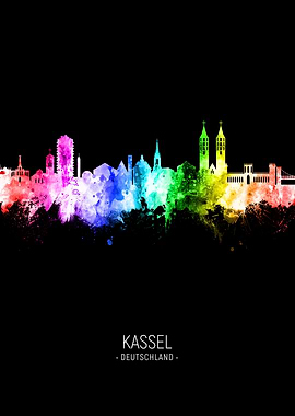Kassel Germany Skyline