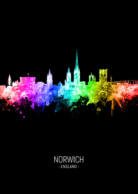 Norwich England Skyline