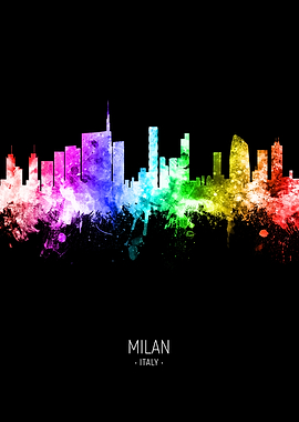 Milan Italy Skyline