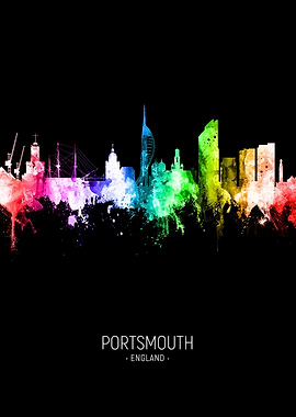 Portsmouth England Skyline