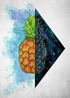 Galaxy Pineapple (color)