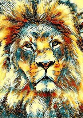 AnimalArt Lion 001