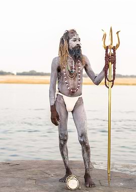 Portrait taken in Varanasi