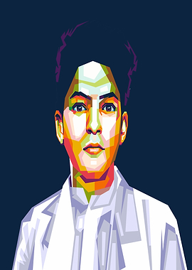 People in WPAP Pop Art
