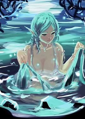 Soaked Cyan