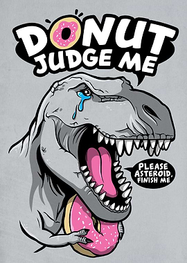 Donut judge the t rex