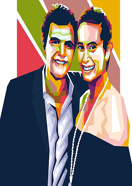Family in WPAP Pop Art