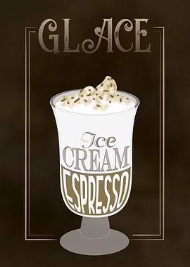 Glace Coffee Sign