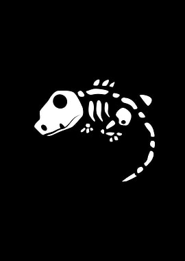 lizard skeleton