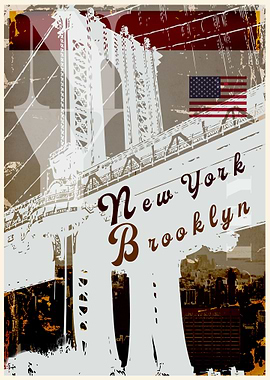 New York Vintage Poster