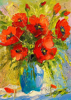 A bouquet of poppies