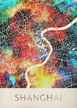 Shanghai China Watercolor