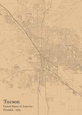 Tucson city map