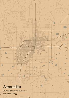Amarillo city map