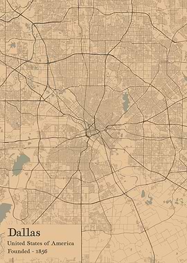 Dallas city map